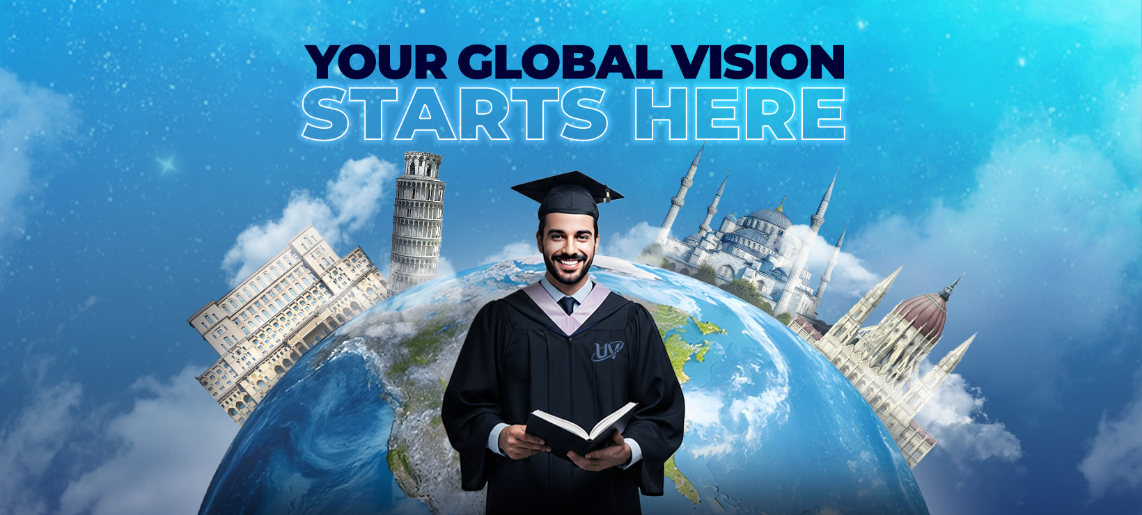 طلاب دوليون سعداء